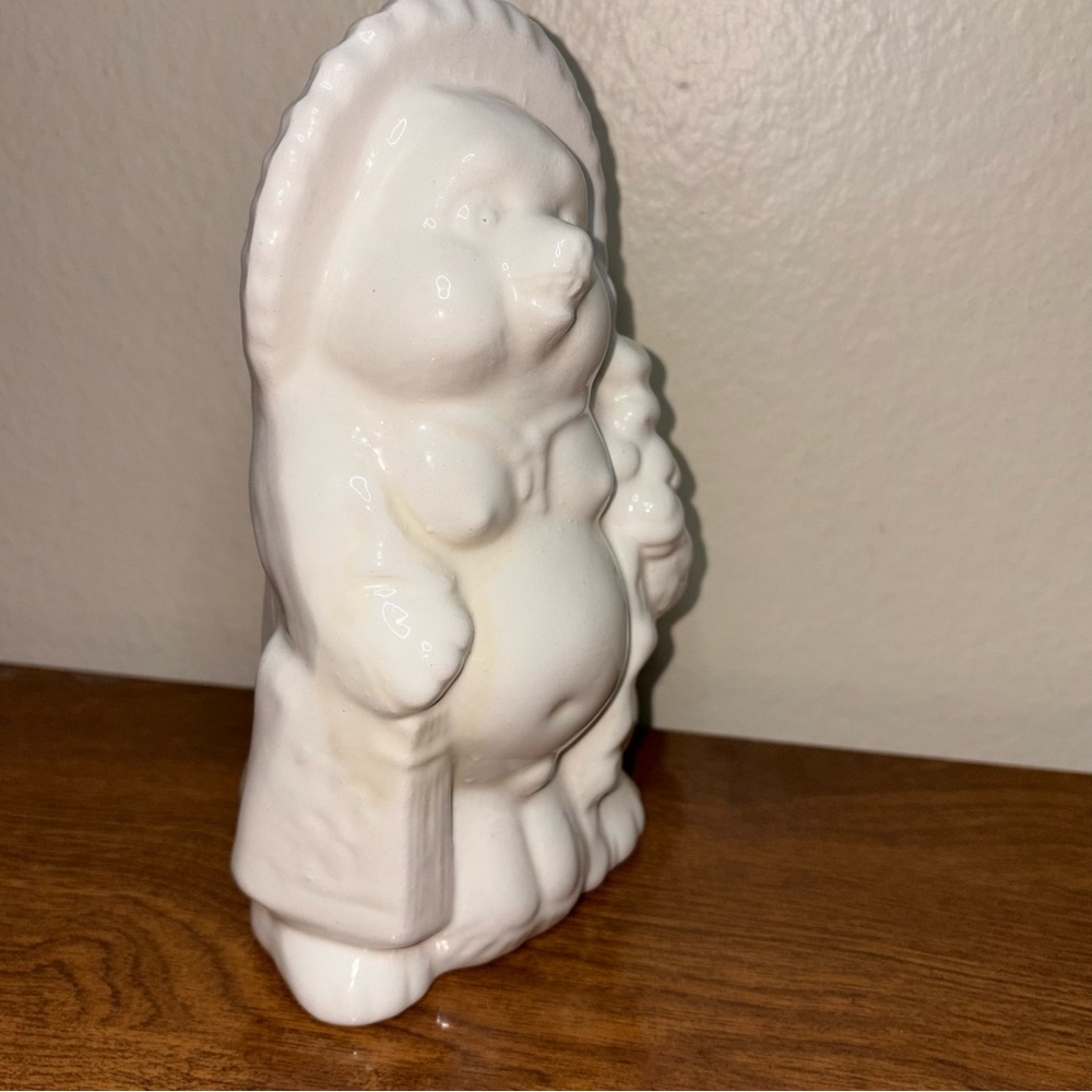 Vintage Tanuki Bear Collectible Beverage Tiki Mug Vase Ceramic 4”x3”x7” - Picture 2 of 13